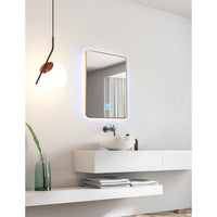 Thumbnail for Bathroom LED Mirror Round Frameless 60X80CM