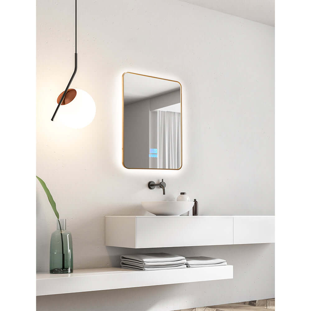 Bathroom LED Mirror Round Frameless 60X80CM