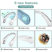 Thumbnail for Portable Neck Bladeless Fan