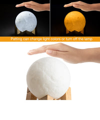 Thumbnail for Moon Lamp Night Light 12 CM Diameter