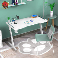 Thumbnail for Gaming Desk Office Desk Table 140CM White RGB