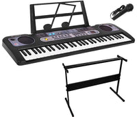 Thumbnail for Keyboard Piano with Microphone & Music Stand and Piano Stand