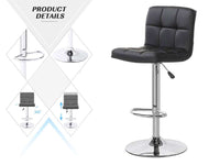Thumbnail for Bar Stools 2Pcs Black PU Leather