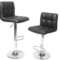 Thumbnail for Bar Stools 2Pcs Black PU Leather