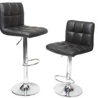 Thumbnail for Bar Stools 2Pcs Black PU Leather