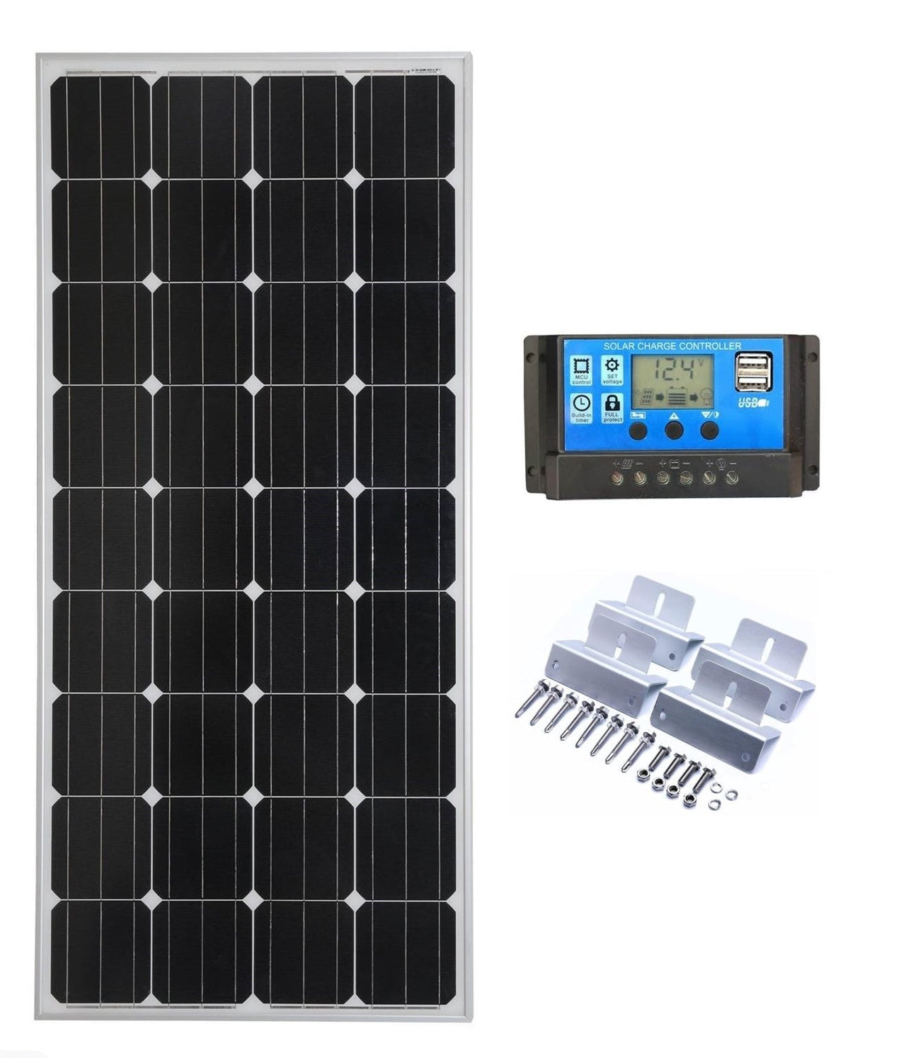Solar Panel Launcher 150W Solar Panel Kit for Caravans & Motorhomes NZ | Homyspire