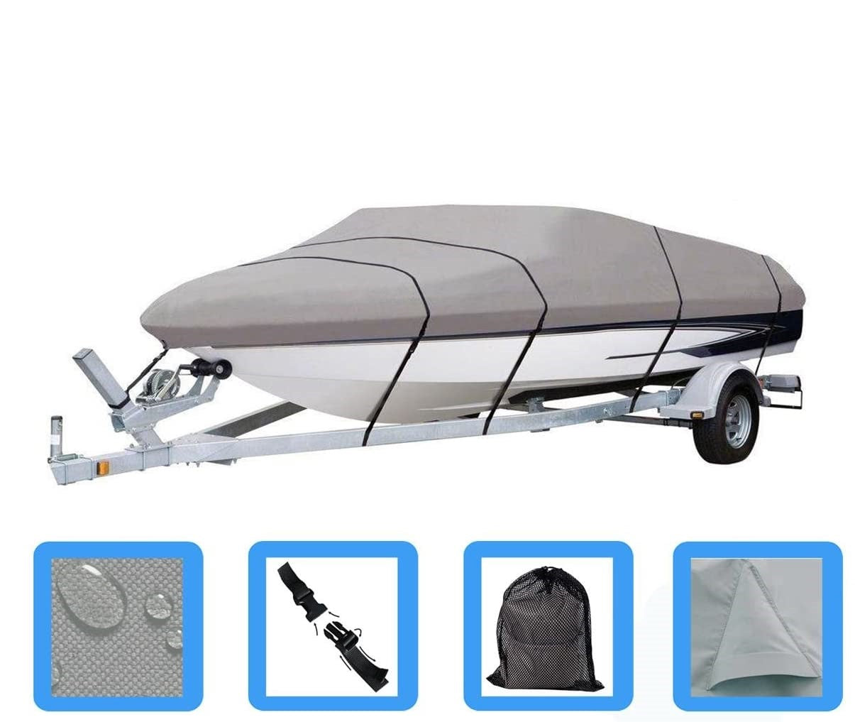 Boat Cover 600D Boat 20-22FT