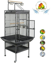 Thumbnail for Bird Cage Parrot Aviary Perch Carrier