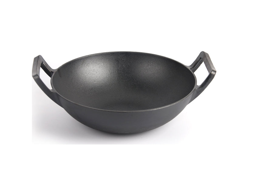 Cast Iron Wok Pan 36CM