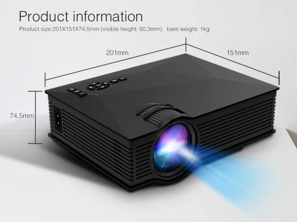 Portable Wifi Projector 1800 Lumens