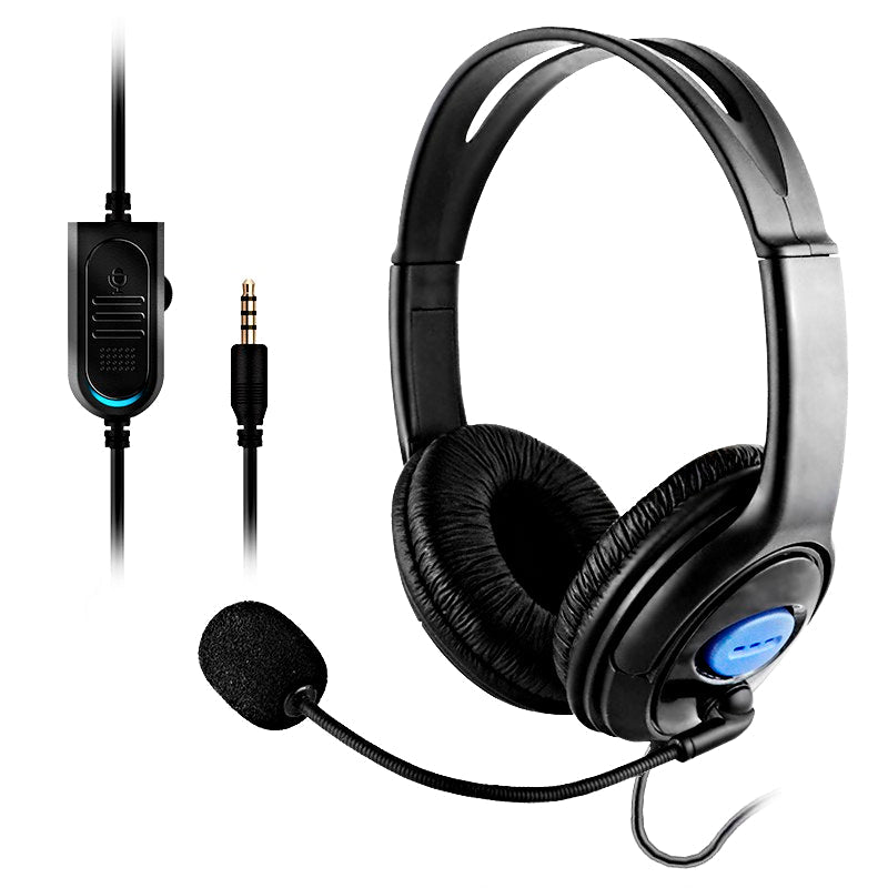 Ps4 Headset Gaming Headset,Wired Lightweight Headphones With Mic Volume Control For Ps4 Sony Playstation 4 /Pc