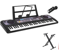 Thumbnail for Keyboard Piano with Microphone & Music Stand and X Stand