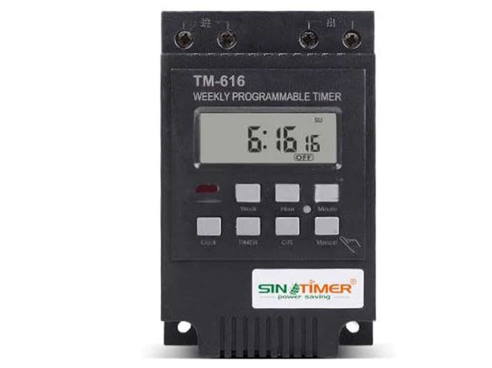 Buy 7 Day Programmable DIN Rail Timer 230V 30A | Homyspire NZ