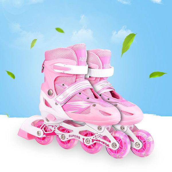 Girl Inline Roller Skate -Wheels Pink