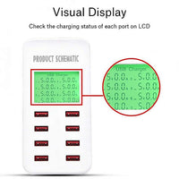 Thumbnail for 8-port USB Charger with LCD Display