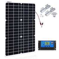 Thumbnail for Solar Panel with controller and mount 60W Monocrystalline