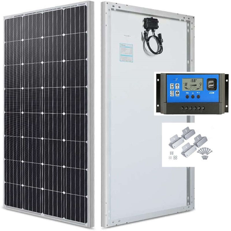 Solar Panel with controller and mount 60W Monocrystalline