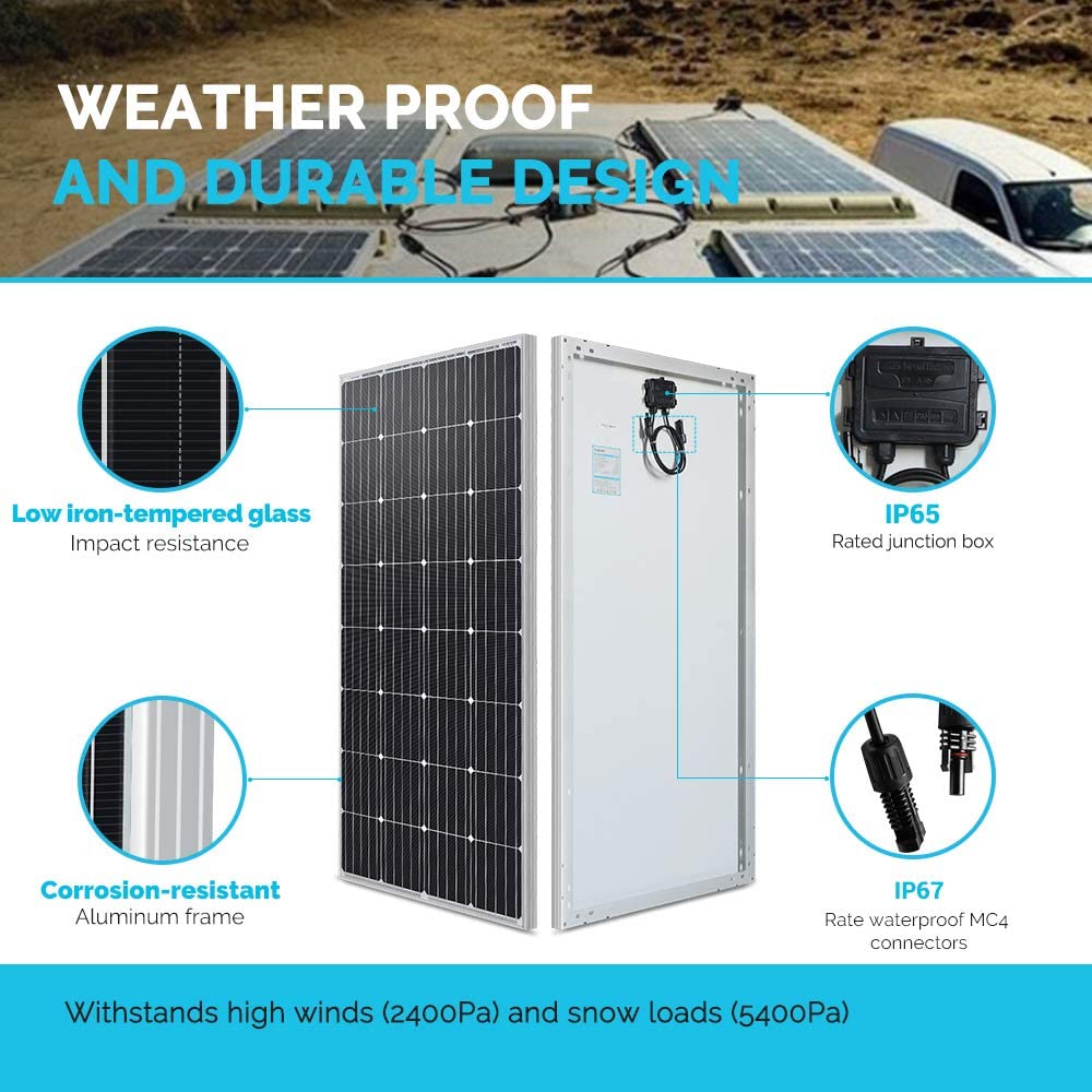 Solar Panel 200W Monocrystalline