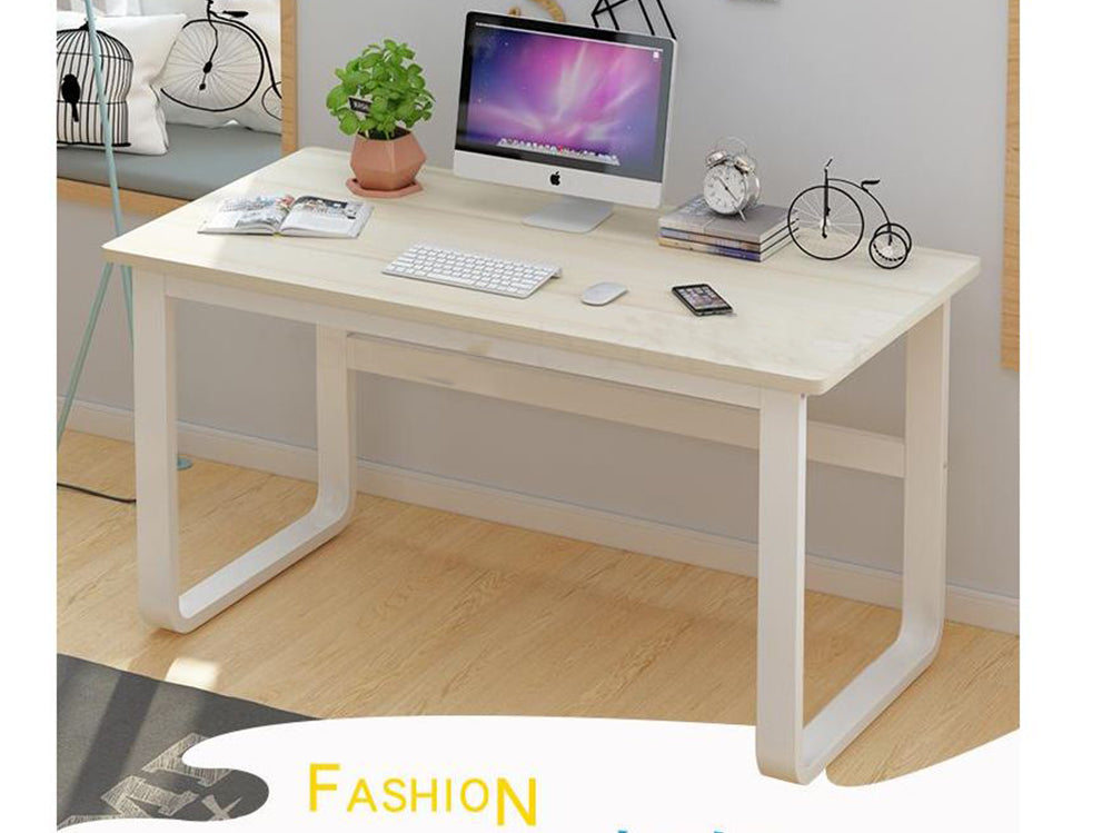 Computer Desk Workstation Sturdy Metal Frame Home Office Desk Table