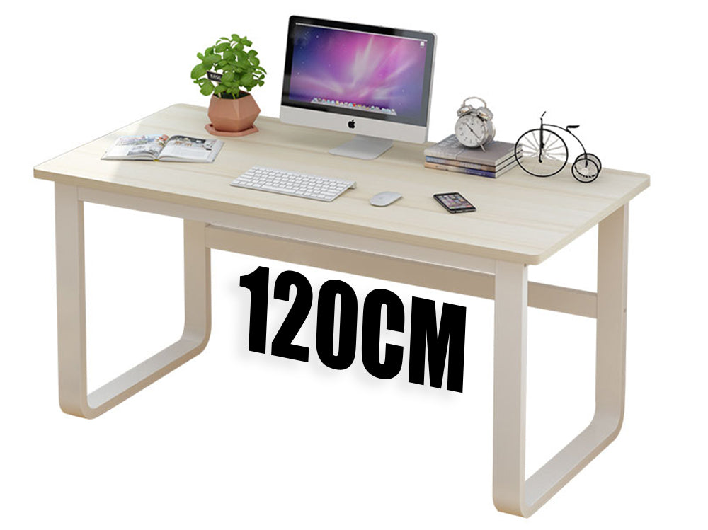 Computer Desk Workstation Sturdy Metal Frame Home Office Desk Table