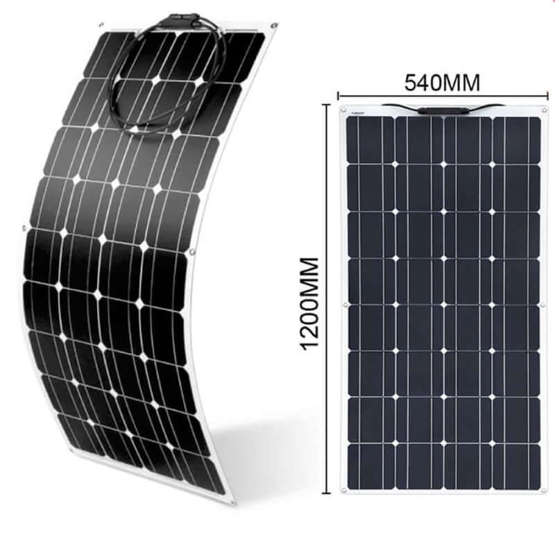 Solar Panel Flexible 100W Monocrystalline Flexible