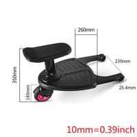 Thumbnail for Stroller Step Board Buggy Wheel Board Pushchair Stroller Kids Safety Comfort Step Board