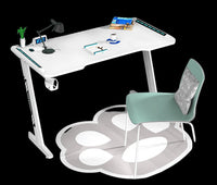 Thumbnail for Gaming Desk Office Desk Table 140CM White RGB