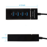 Thumbnail for 4 Port High Speed USB Hub 3.0 Sharing Switch Splitter