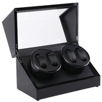 Thumbnail for Automatic Quad Watch Winder Wood Display Box Motor Rotation Storage