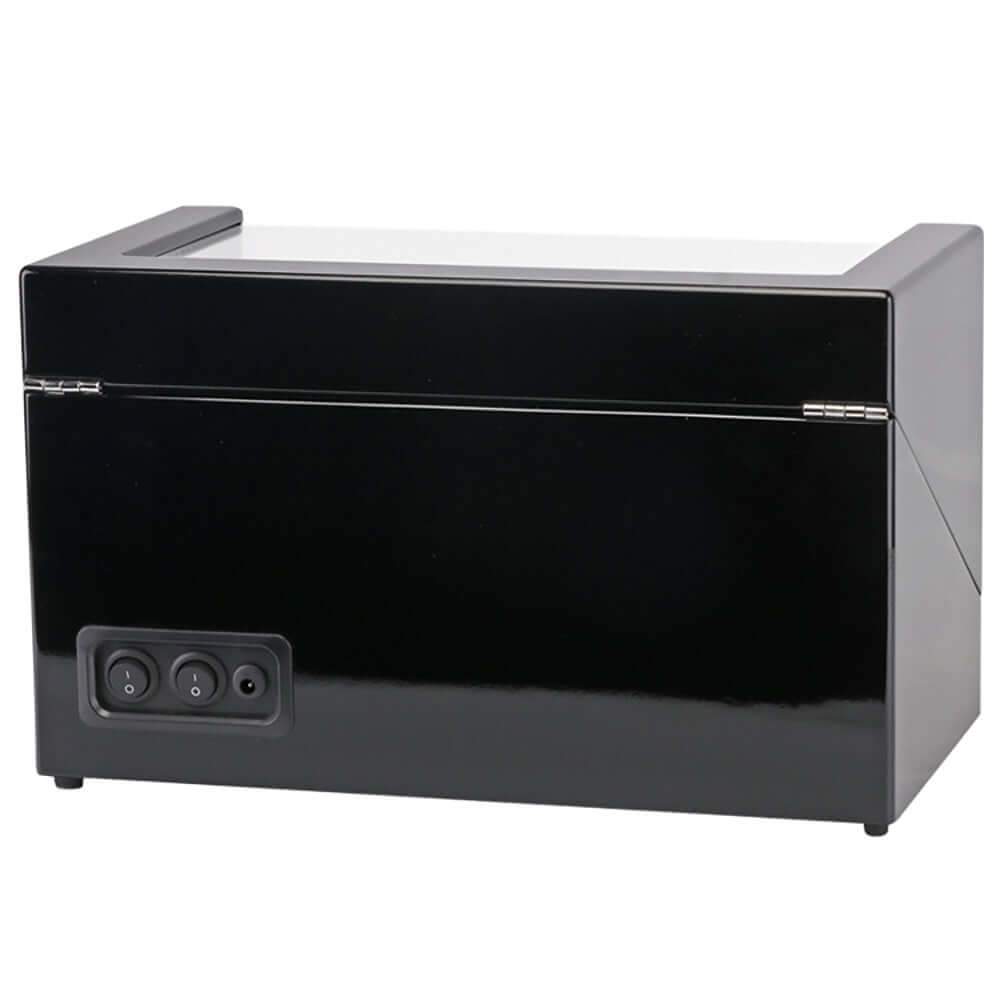Automatic Quad Watch Winder Wood Display Box Motor Rotation Storage