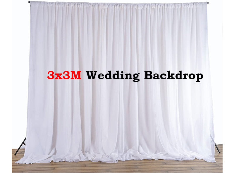 Wedding Backdrop Curtain 3X3M