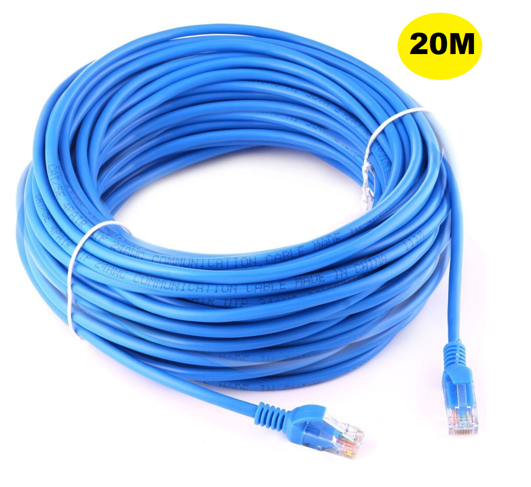 Lane Wire 20 Metre Ethernet LAN Cable RJ45 Cat5e/Cat6 NZ | Homyspire